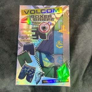 Volcom Men's Boxer Briefs 4 Pack Choose Size and Pattern